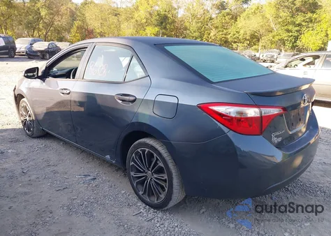 2016 Toyota Corolla S Plus из США, поврежденный, VIN 2T1BURHE4GC496843